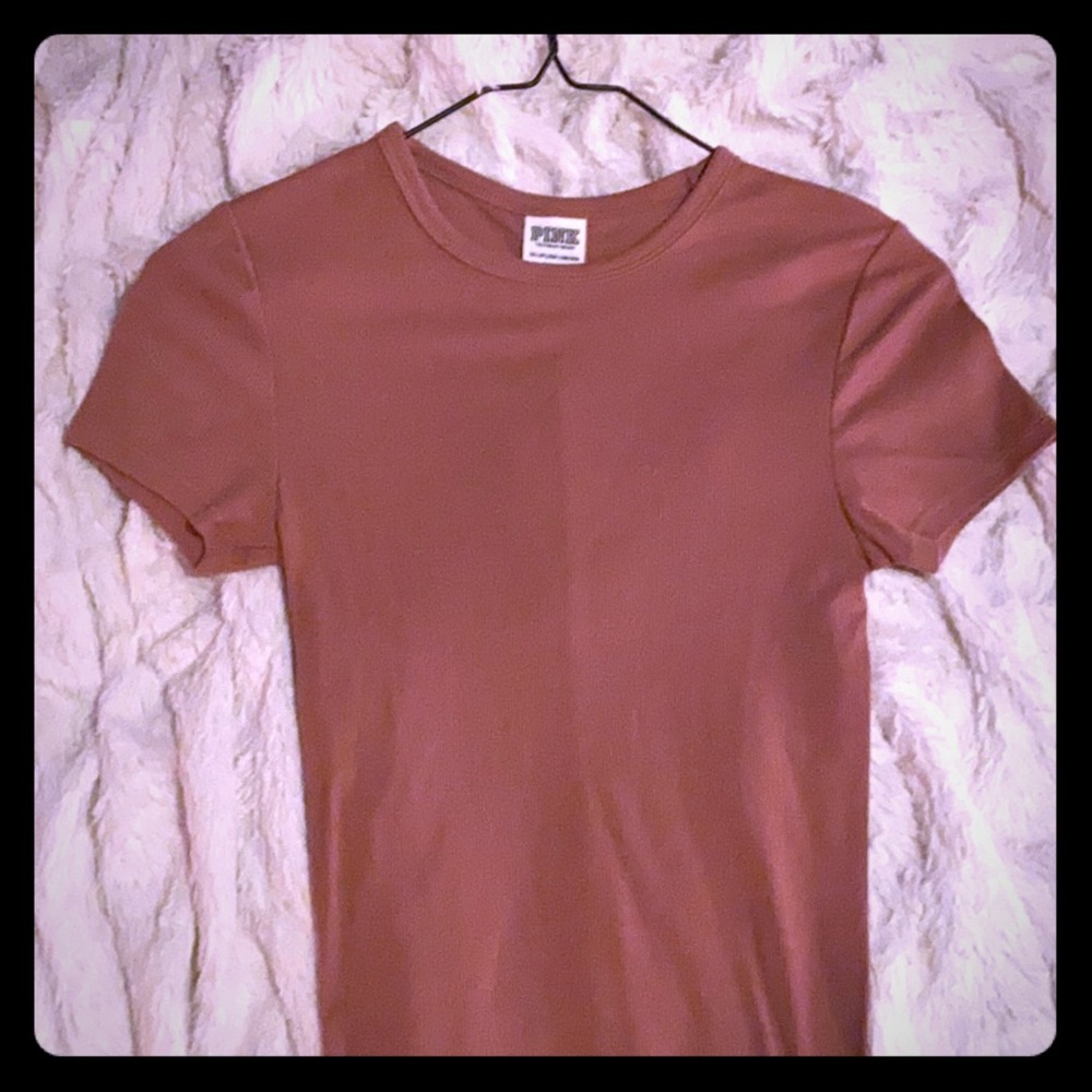Plush pink Victoria’s Secret tee
